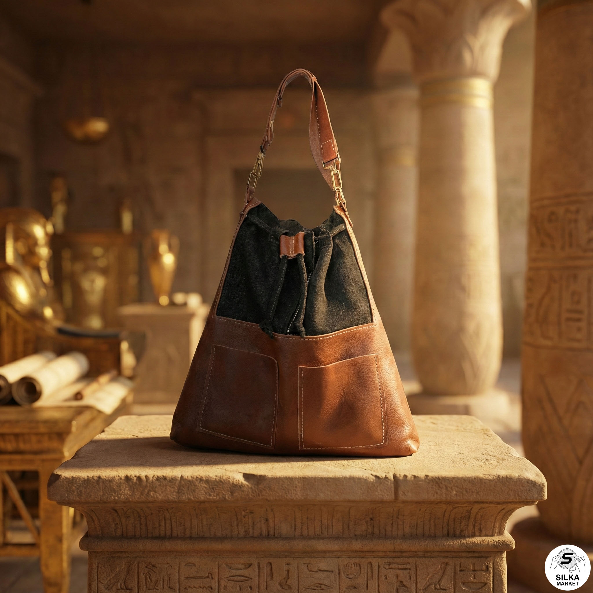 A large practical women's bag useful for travel and daily use
